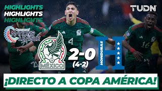 Resumen y goles | México (4)2-0(2) Honduras | Concacaf Nations League | TUDN