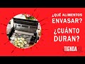 ENVASADO AL VACIO 👉🏻 ¿Qué alimentos se pueden envasar al vacío y CUÁNTO DURAN? ✅