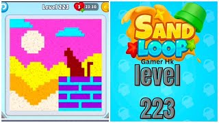 Sand loop level 223 Walkthrough Solution