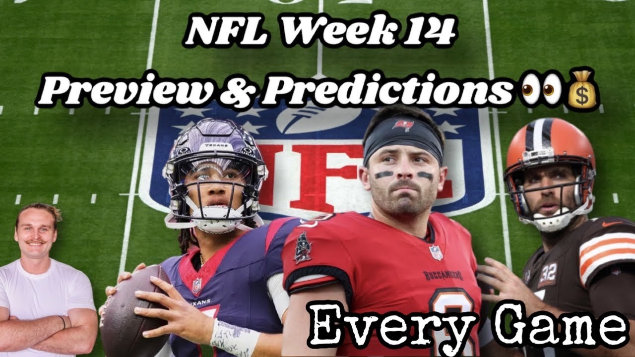 NFL Week 14 Preview & Prediction Show | Every Game - YouTube