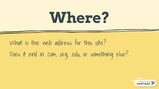 Credible Sources 5 W S
