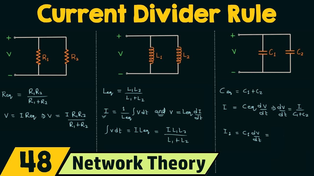Divider Dc Circuit Formulas