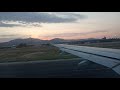 Take off at thessaloniki Airport with Aegean a320