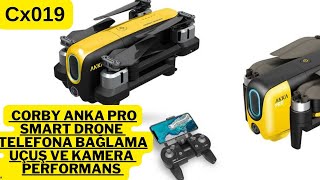 Corby Anka pro smart drone telefona bağlama uçuş ve kamera performans #corby #corbydrone #drone #dji