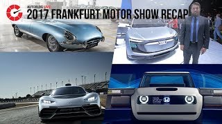 Live from the 2017 Frankfurt Motor Show | Autoblog Live
