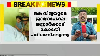 വ്യാജ രേഖാകേസിൽ പ്രതി കെ വിദ്യയുടെ ജാമ്യപേക്ഷ മണ്ണാർക്കാട് കോടതി പരിഗണിക്കുന്നു