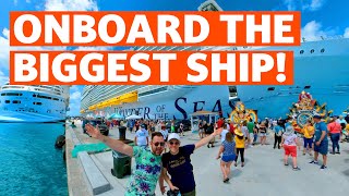 Boarding the LARGEST Cruise Ship In The World: Wonder of the Seas