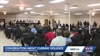 After Hammond killing, community hosts town hall to address violence prevention