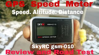 GPS Speed Meter for my wltoys A959-B and A979-B . SkyRC gsm-010. Review and Road Test