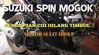 SUZUKI SPIN MOGOK [pengapian hilang timbul]