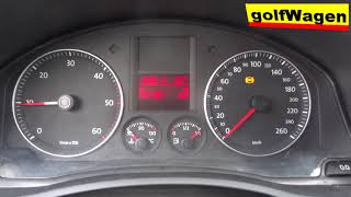 VW Golf 5 ABS wheel speed sensor how set 16 inch