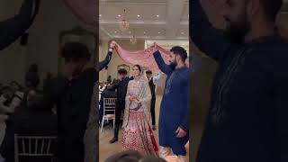 Muslim Bride nikah wedding | emotional rukhsati moments of pakistani bride #shorts #emotional #bride