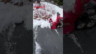 Honda HS928 Snowblower in HEAVY WET SNOW!!!