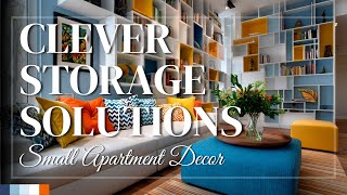Small Apartment Decor You’ll Love 🌟 Elevated Storage Tips for Tiny Colorful Homes