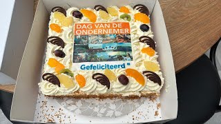 Taart voor vier ondernemers