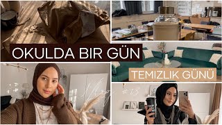 3 Günlük Almanya Vlog #18: Temizlik günüm | Okulda calistim | Kayinvalidemi ziyarete |  Tugba Kar