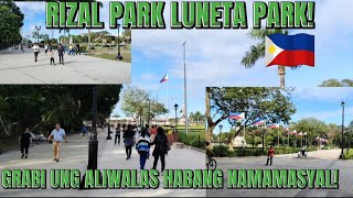 WOW RIZAL PARK MAALIWALAS PUMASYAL MAY  FOOD AREA! RINOVATION PARIN PO PALA SA NGAYON! 02/06/2025