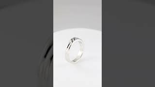 Black diamond 18k white gold