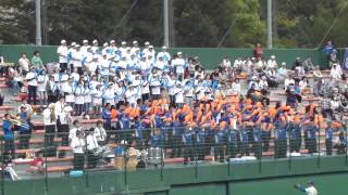 2014秋　兵庫県大会準決勝　神戸国際大附属応援風景