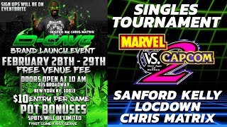 [MVC2] Singles Tournament ft. Sanford Kelly, Locdown, VDO @ D-CAVE (Timestamps)