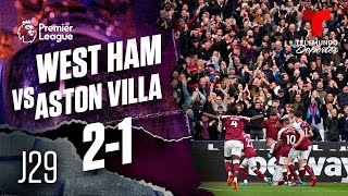 Highlights & Goals | West Ham vs. Aston Villa 2-1 | Premier League | Telemundo Deportes