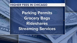 New Chicago fees, fines take effect for parking, bags, rideshares, streaming services for 2025