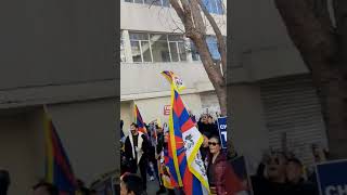 Free Tibet Protestors Rally In San Francisco Against China “Illegal Occupation”