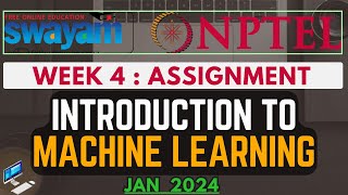 Introduction To Machine Learning Week 4 Iit Madras Nptel Answers 2024
