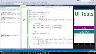 Creating UI Tests for Xamarin Forms