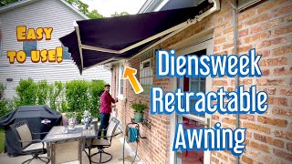 Diensweek Retractable Awning Demonstration - Amazon Special 12’ x 8’