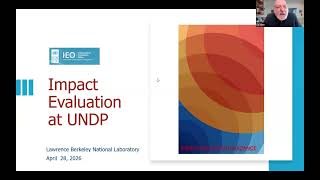 EEAP Webinar 26 Impact Evaluation at UNDP