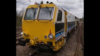 Volker Rail Tamper at Arlesey