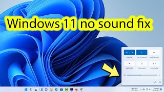Windows 11 no sound Fix || Realtek audio driver windows 11