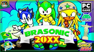 BraSonic 20XX v1.4.0 - Gameplay do Sonic Brasileiro! (PC / Android) [PT-BR]