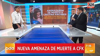 Nueva amenaza de muerte a Cristina Fernández de Kirchner I A24
