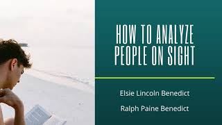 How to Analyze People on Sight 🌟🎧📚 full Audiobook