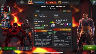 AW Offseason. Void vs Wong on Node 50 Boss node #provocateur #mcoc