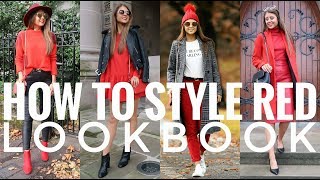 How to Style Red : LOOKBOOK