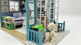 Blue Time # DIY Miniature House # DIY小屋 森藍時光