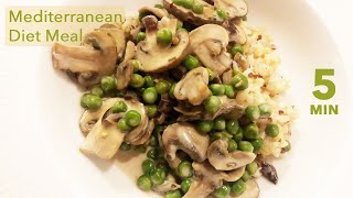 5 Min Mediterranean Diet Meal｜5分钟搞定地中海风味健身餐｜Simple Everyday Diet Meal｜Nu Cooks in Sweden