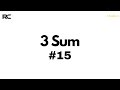 LeetCode 15 - 3Sum | Two Pointers | DSA (Python)
