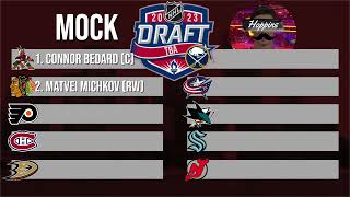 2023 NHL Mock Draft