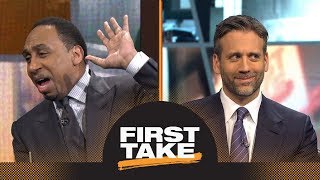 Stephen A. hilariously goes off on Max for changing take on Pelicans-Warriors | First Take | ESPN