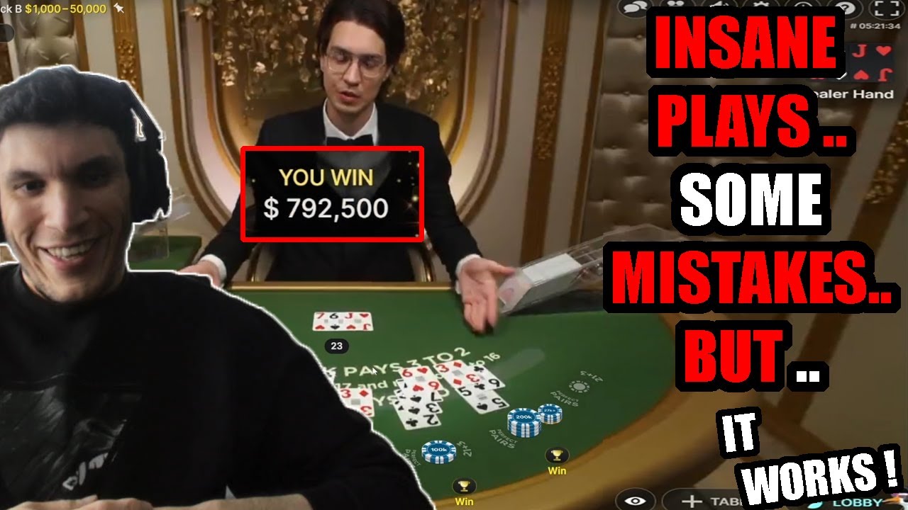 Insane Blackjack Calls By Trainwreckstv Youtube