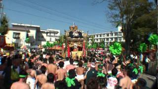 2011 平成23年 灘のけんか祭り（本宮） 木場屋台 登場