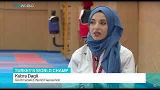 Turkey's Taekwondo Champ: Athlete in hijab wins gold at world meet