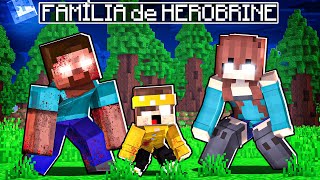 ALEX MONTE tem uma FAMÍLIA de HEROBRINE no Minecraft!