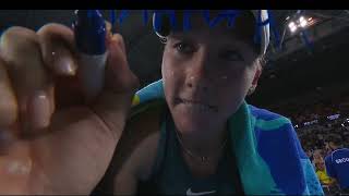 Mirra Andreeva interview after playin amazng against Bouzkova | R1 Australian Open