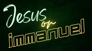 இயேசுவா இம்மானுவேலா? JESUS or IMMANUEL? - LIVE Sunday Service