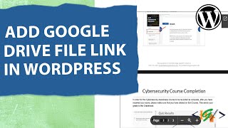 How to Embed & Display Google Drive File using Link in WordPress | Shortcode